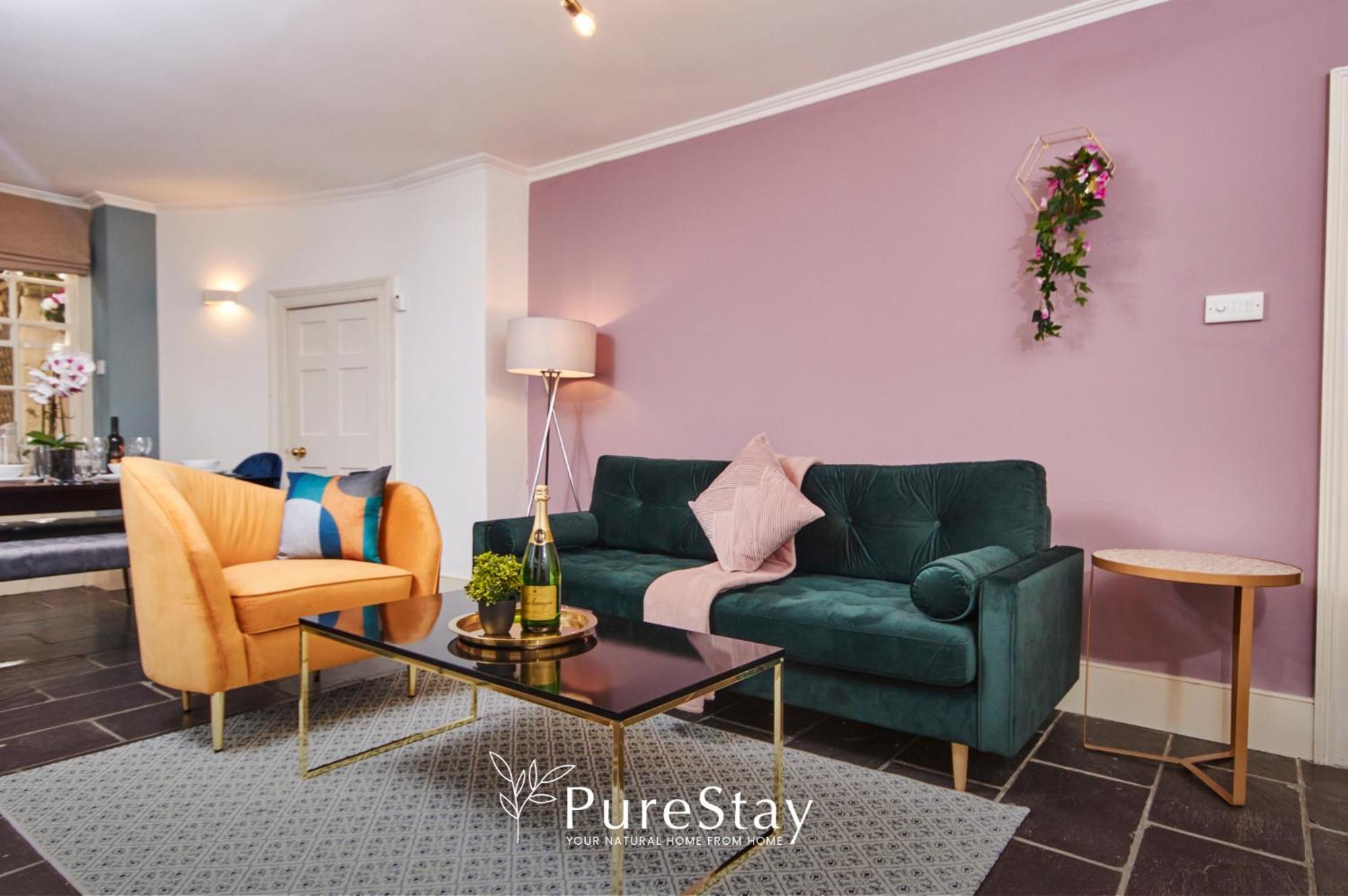 Beautiful 2Bedroom 4 Actual Beds House With Wifi By Purestay バース エクステリア 写真